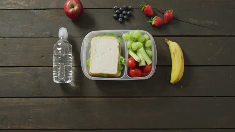 Video-Eines-Gesunden-Lunchpakets-Mit-Obst-Und-Gemüse