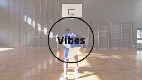 Animation-Von-Vibes-Text-Mit-Afroamerikanischem-Basketballspieler