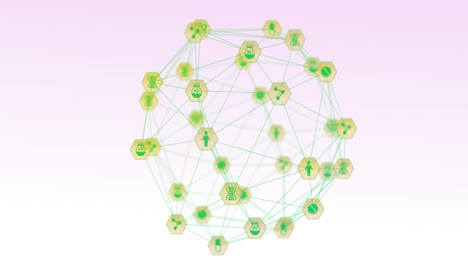 Animation-of-network-of-connection-and-icons-over-white-background