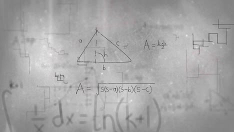 Animation-Handgeschriebener-Mathematischer-Gleichungen-Auf-Grauem-Hintergrund