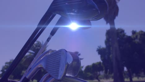 Animation-of-light-trails-over-golf-clubs