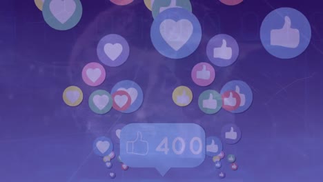 Animation-of-social-media-icons-and-growing-number-over-blue-background