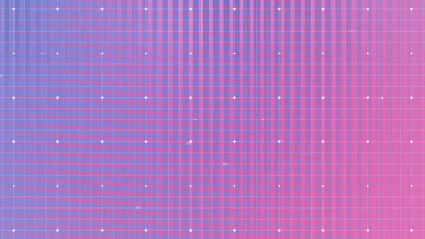 Animation-of-white-dots-on-pink-and-violet-background