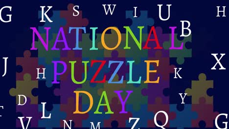 Animation-of-letters-making-national-puzzle-day-writing