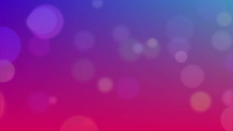 Animation-of-out-of-focus-spot-lights-moving-over-purple-to-pink-background