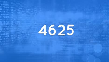 Animation-of-numbers-over-binary-coding-on-blue-background