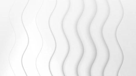 Digital-animation-of-concentric-wavy-lines-texture-against-white-background-with-copy-space