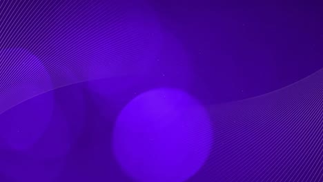 Animation-of-violet-lights-and-waves-over-violet-and-blue-background