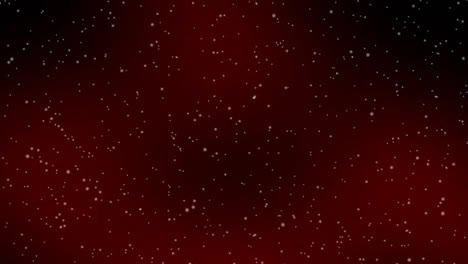 Snow-falling-over-red-and-black-gradient-background-with-copy-space