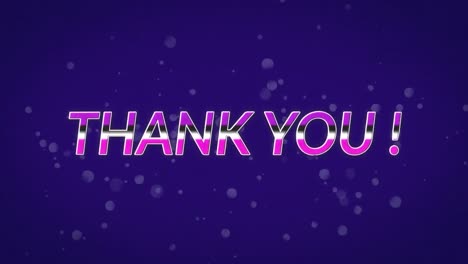 Animation-of-thank-you-text-and-spots-on-blue-background