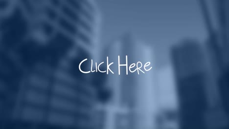 Animation-Des-„Hier-Klicken“-Textes-über-Dem-Stadtbild