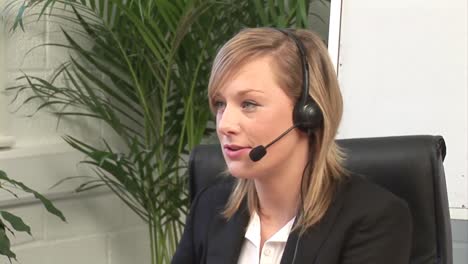 Attractive-Blonde-on-Headset