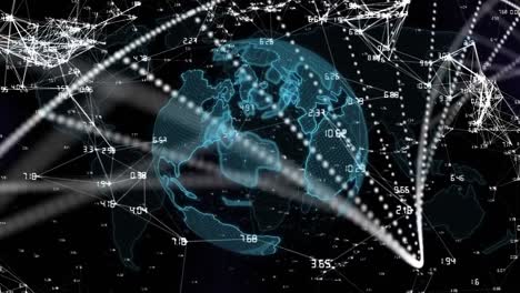 Animation-of-network-of-connections-with-numbers-over-globe