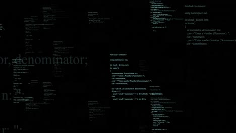 Animation-Der-Binären-Kodierung-Und-Datenverarbeitung-Auf-Schwarzem-Hintergrund