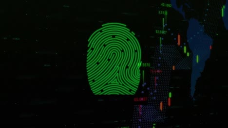 Animation-of-fingerprint-and-diverse-graphs-on-navy-background