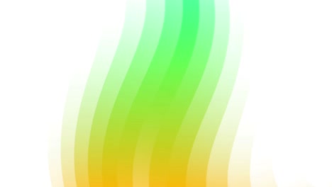 Animation-Einer-Leuchtend-Grünen-Bis-Gelben-Lichtwelle,-Die-Sich-Auf-Schwarzem-Hintergrund-Bewegt
