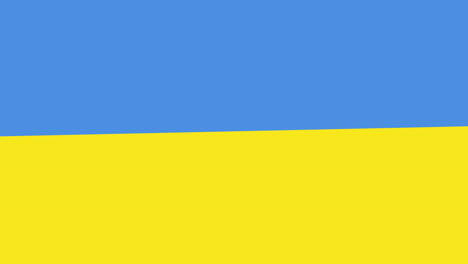Animation-of-blue-and-yellow-lines-changing-into-flag-of-ukraine