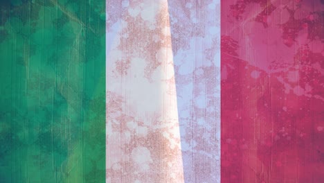 Animation-of-flag-of-italy-over-factory
