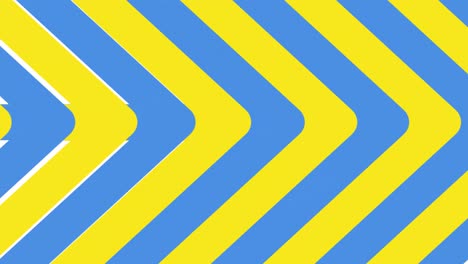 Animation-of-moving-blue-and-yellow-arrows