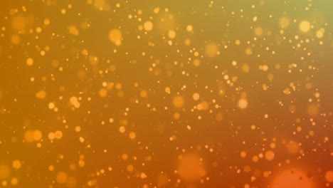 Animation-of-light-spots-and-shapes-on-yellow-background