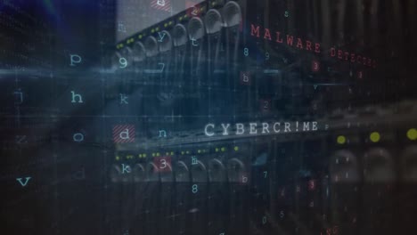 Animation-of-cyber-attack-warning-over-server-room