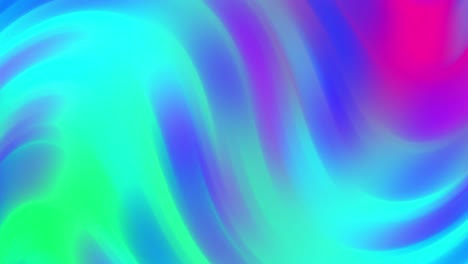 Animation-of-pink,-blue-and-green-colours-moving-and-waving