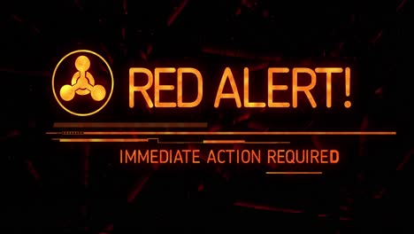 Animation-of-red-alert-sign-and-text-on-black-background
