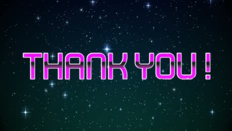 Animation-of-thank-you-text-and-spots-on-black-background