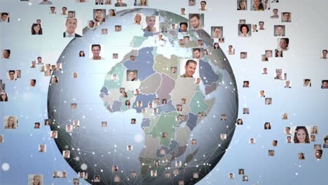 Animation-of-diverse-people-icons-and-network-of-connections-over-globe