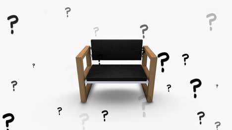 Animation-of-falling-question-marks-over-bench