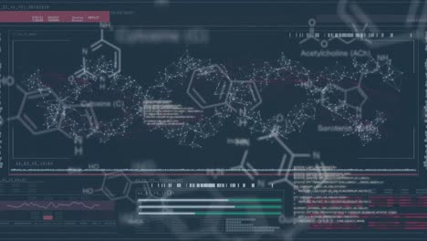 Animation-of-science-data-processing-over-dark-background