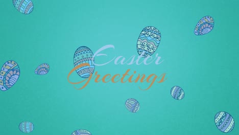 Animation-of-easter-eggs-and-easter-greetings-text
