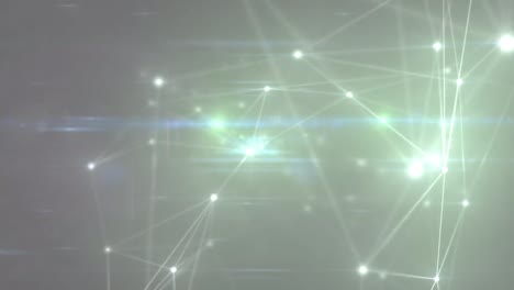 Animation-Eines-Netzwerks-Von-Verbindungen-Und-Lichtpunkten-Auf-Schwarzem-Hintergrund