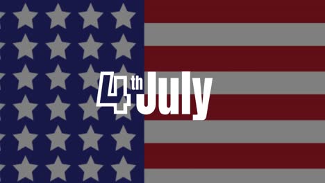Animation-of-4th-july-text-over-colours-of-american-flag