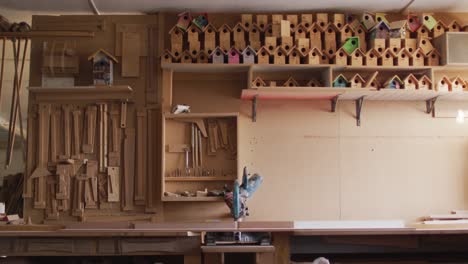 Video-of-shelves-with-tools-in-traditional-carpentry-workshop