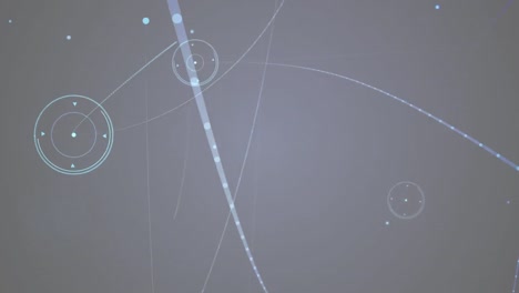 Animation-Des-Netzwerks-Von-Verbindungen-Auf-Schwarzem-Hintergrund