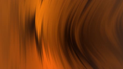 Animation-of-orange-trails-over-black-background