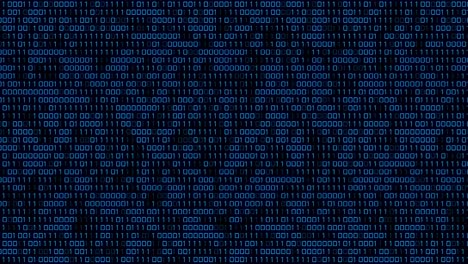 Animation-of-blue-binary-code-changing-on-black-background