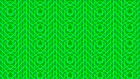 Animation-of-moving-shapes-on-green-background