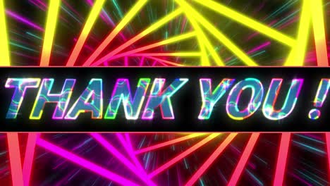 Animation-of-thank-you-text-over-moving-shapes-on-black-background