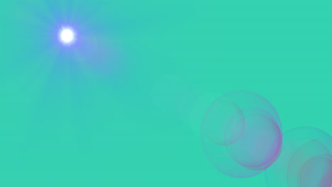 Animation-Von-Lichtpunkten-Auf-Grünem-Hintergrund