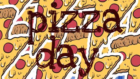 Animación-De-íconos-De-Pizza-Y-Texto-Del-Día-De-La-Pizza-Sobre-Un-Dentista-Caucásico-Que-Trata-A-Un-Hombre-Caucásico