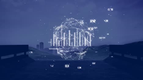 Animation-of-graphs-and-connectoins-over-navy-cityscape