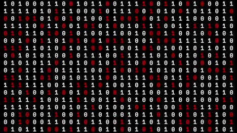 Animation-of-red-and-white-binary-coding-moving-on-black-background