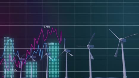 Animation-Der-Datenverarbeitung-über-Windkraftanlagen