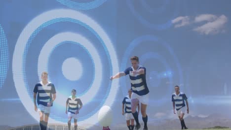 Animación-De-La-Interfaz-Digital-Sobre-El-Equipo-De-Rugby