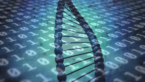Animation-of-binary-coding-data-processing-over-dna-strand-spinning