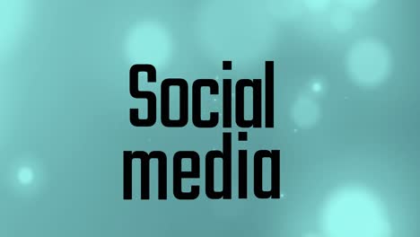 Animation-of-social-media-text-over-green-background