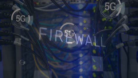 Animation-Von-5G-Und-Firewall-über-Serverkabeln