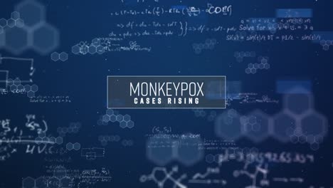 Animation-of-monkeypox-text-and-data-processing-over-blue-background